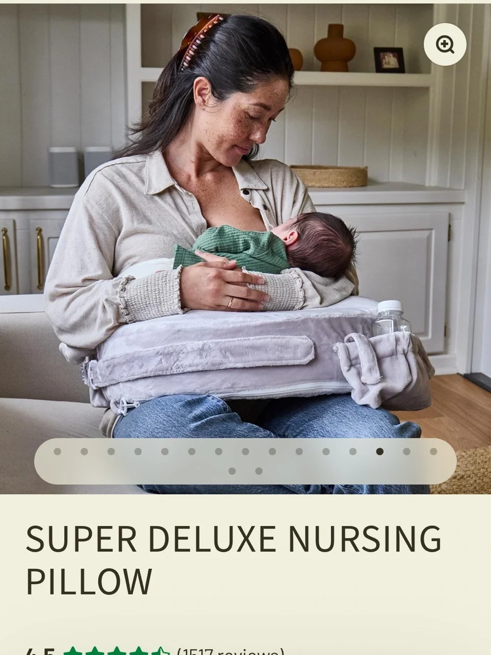 My breast-friend Light Gray Nursing Pillow